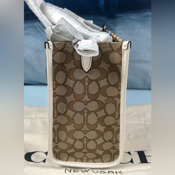 Coach Special Edition Dempsey Rainbow Carryall Bag and Wristlet. - Picture 11 of 16